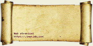 Jakov Kozničanin vizit kartica